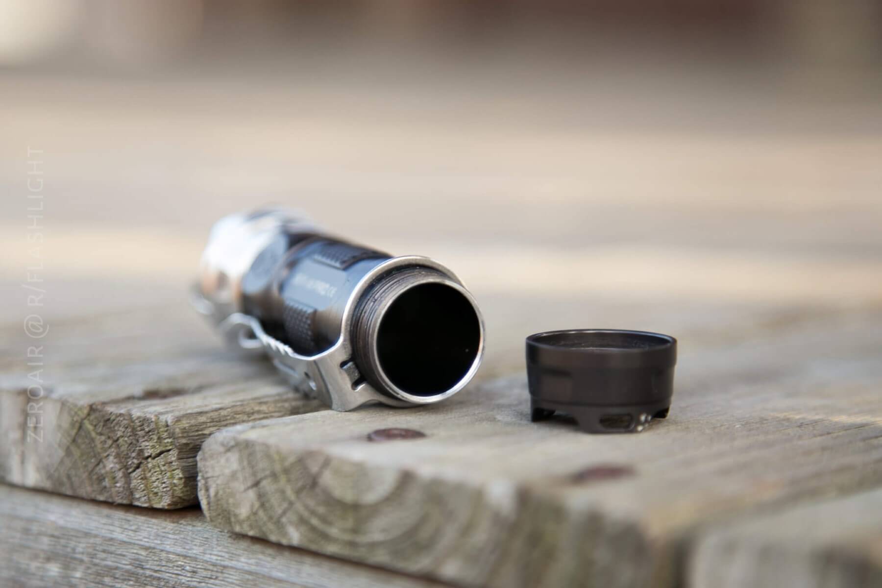 JETBeam Jet-II Pro Flashlight tailcap off