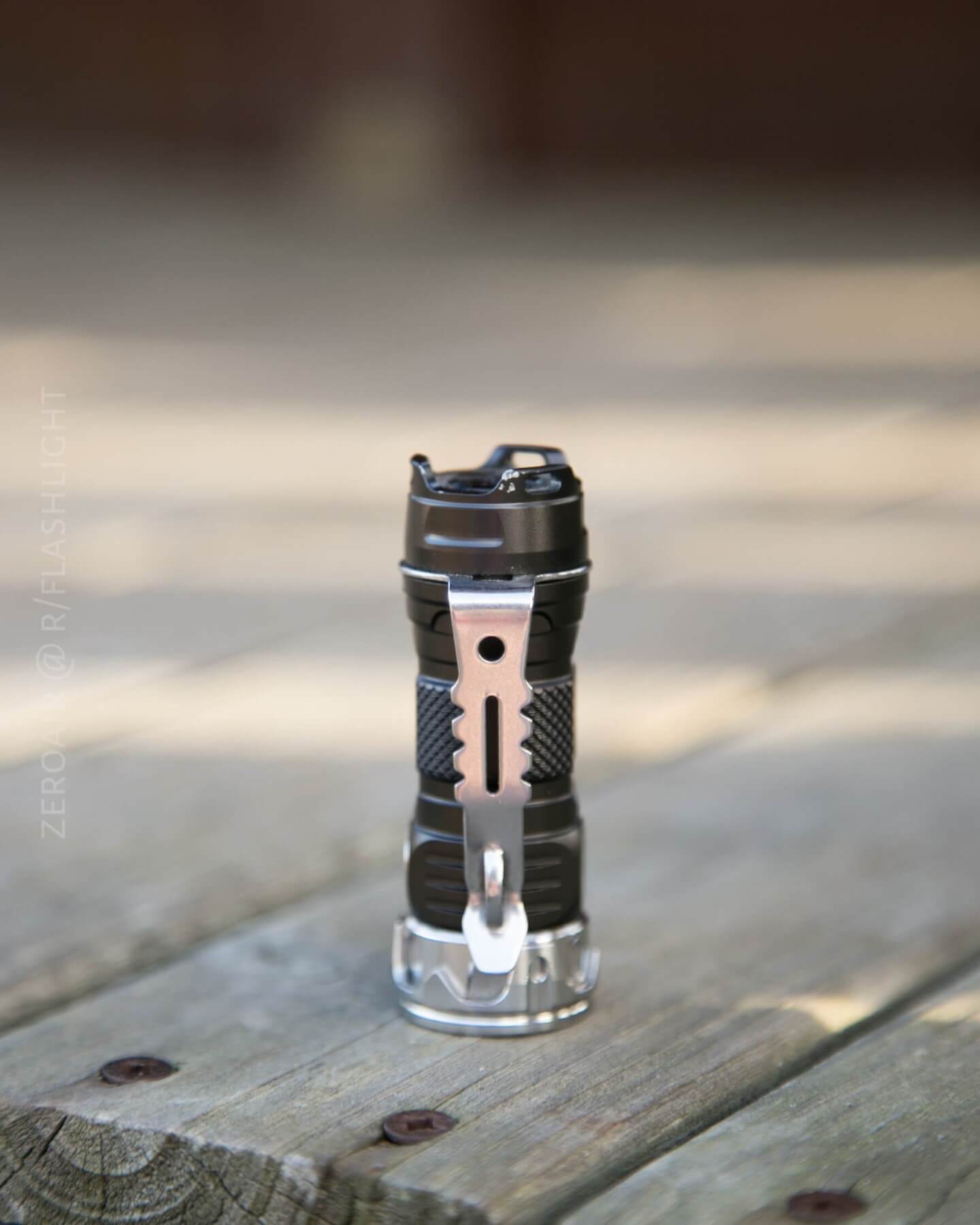JETBeam Jet-II Pro Flashlight pocket clip detail