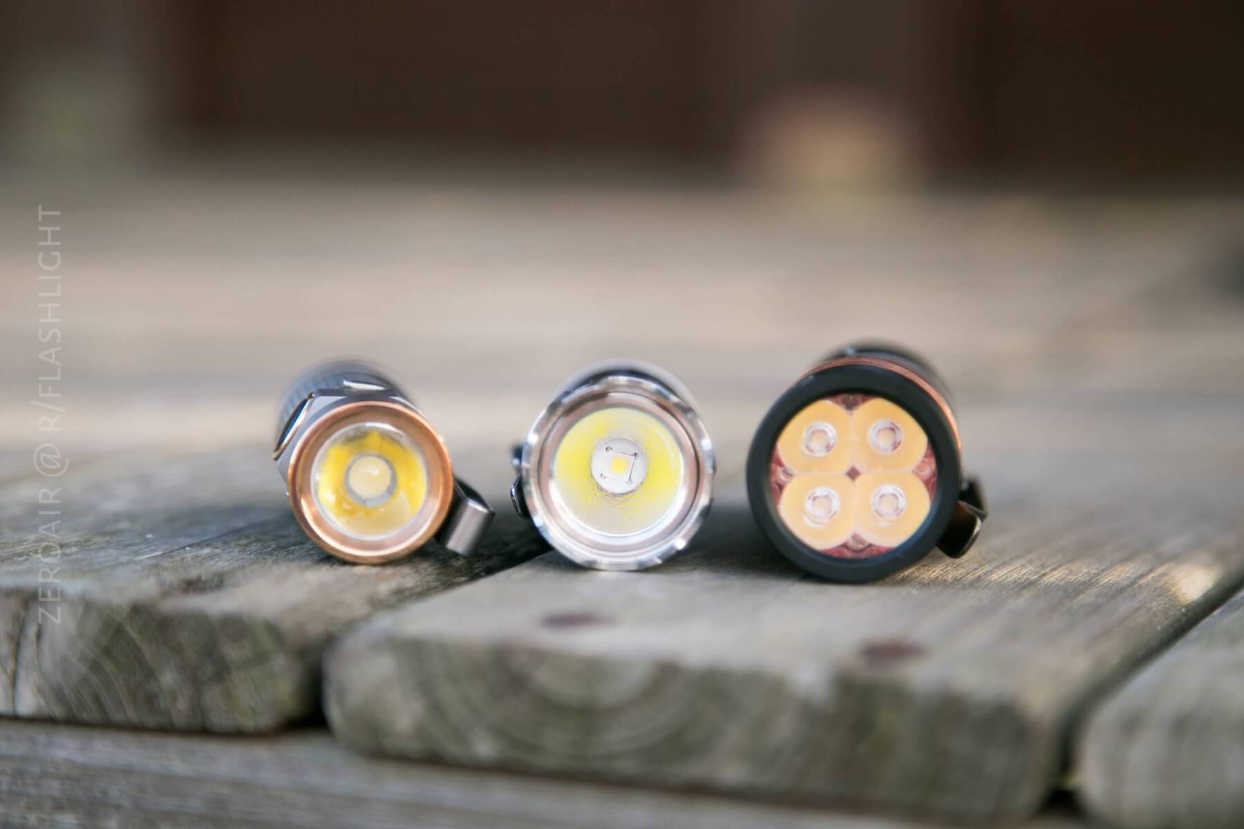 JETBeam Jet-II Pro Flashlight compared to other lights