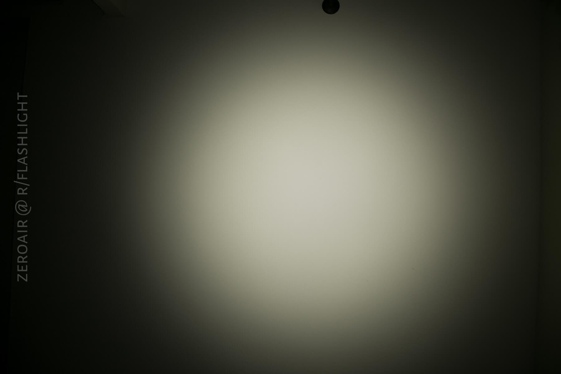 Olight H1 Nova Headlamp beamshots on ceiling