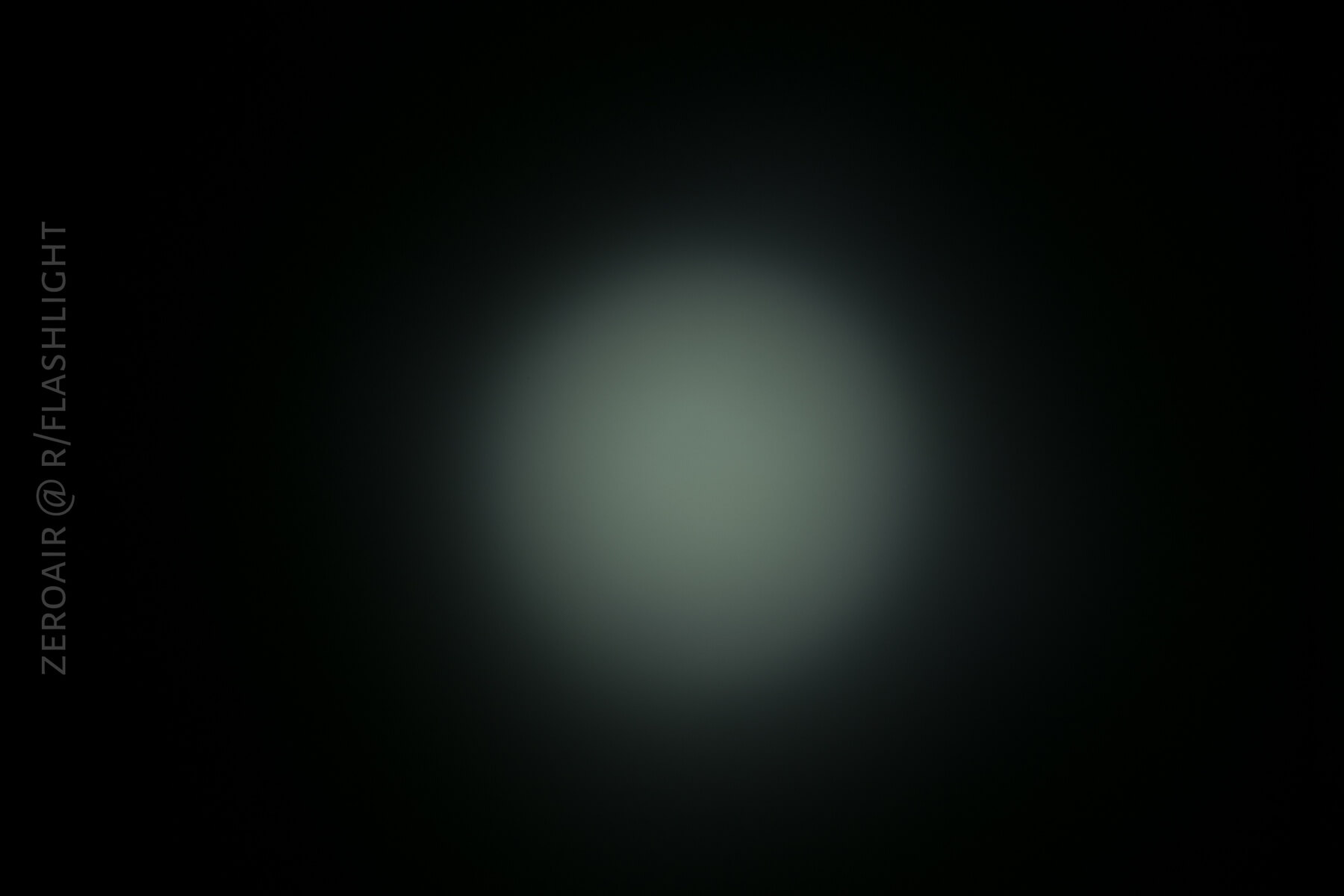 Olight SMini Flashlight beamshots on ceiling