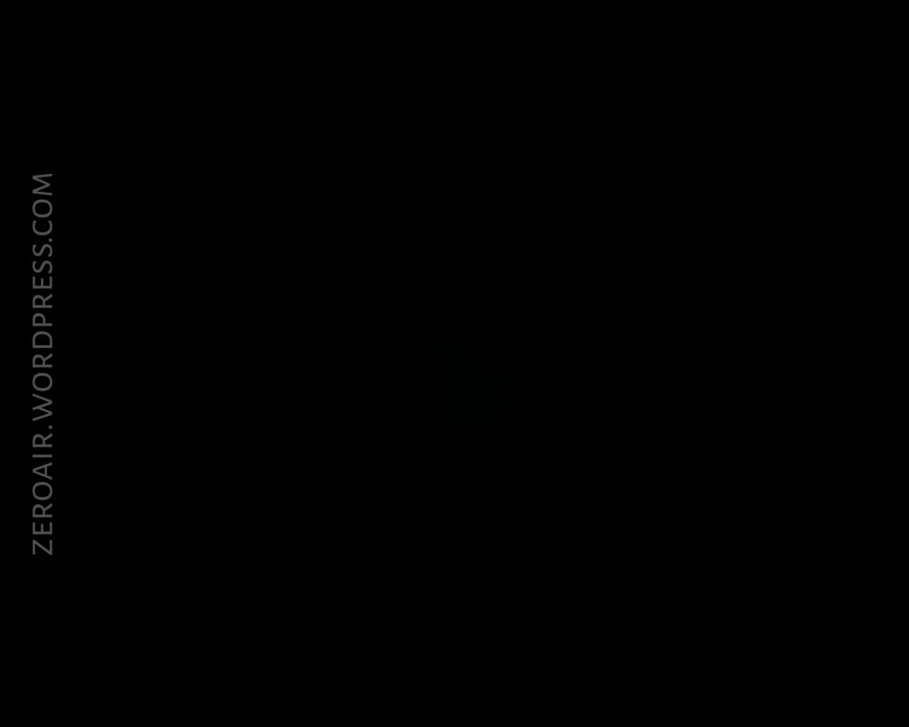 A completely black image with no visible objects or details. The text ZEROAIR.WORDPRESS.COM is vertically aligned on the left side.