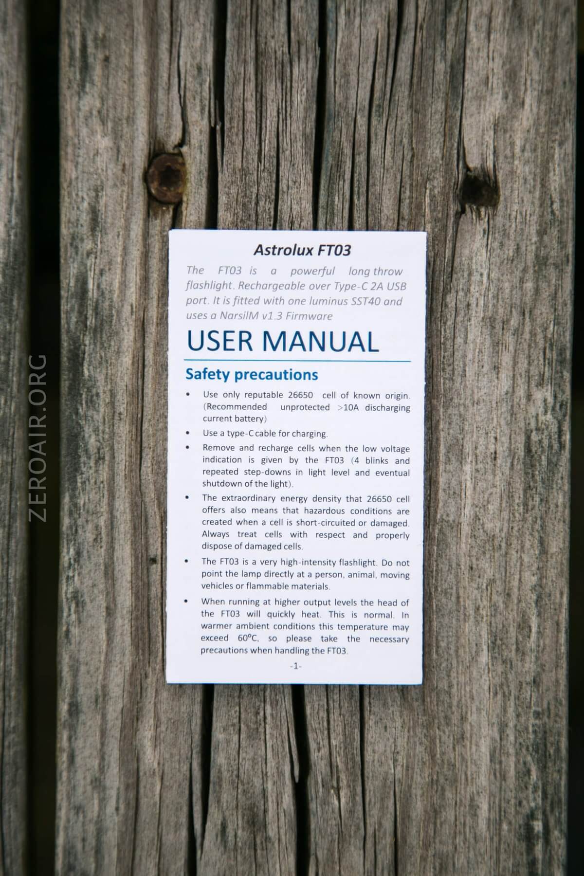 Astrolux Ft03 Luminus Sst40