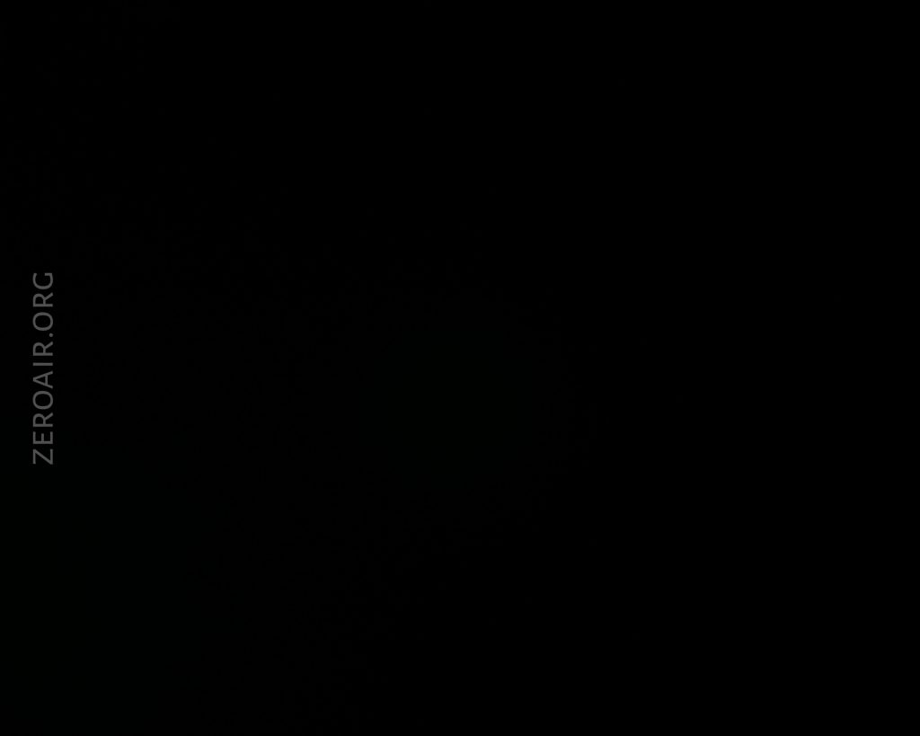 A completely dark, black image with the text ZEROAIR.ORG vertically aligned on the left side. No other details or objects are visible.