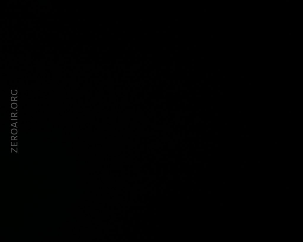 A completely black image with the text ZEROAIR.ORG vertically aligned on the left side. No other objects or details are visible.
