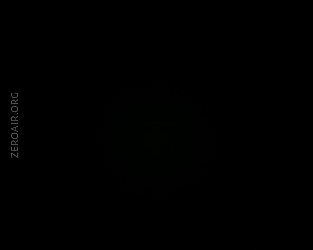 A completely black image with the text ZEROAIR.ORG written vertically on the left side. There is no distinguishable subject or details visible.
