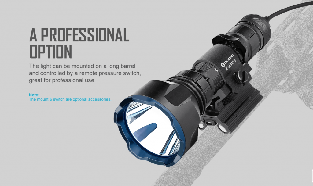 olight warrior x turbo desert tan flashlight weapon mount