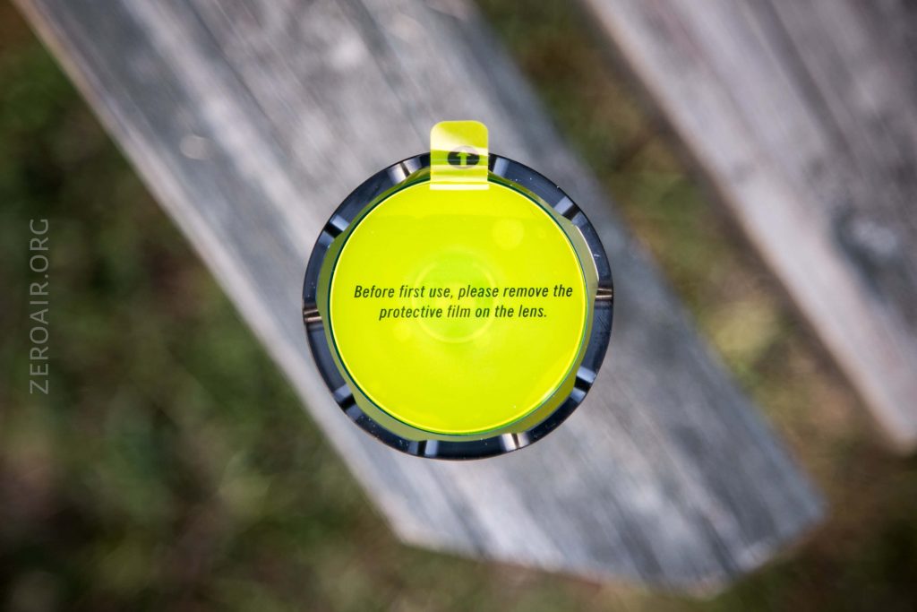 olight warrior x turbo desert tan flashlight lens cove