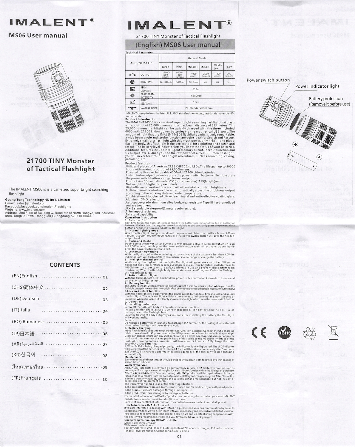 Imalent MS06 Flashlight