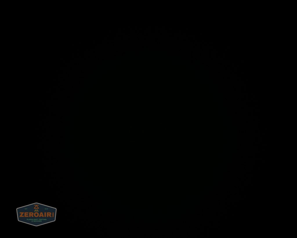 A nearly black image with a small ZeroAir logo in the bottom left corner. No other details or objects are visible.