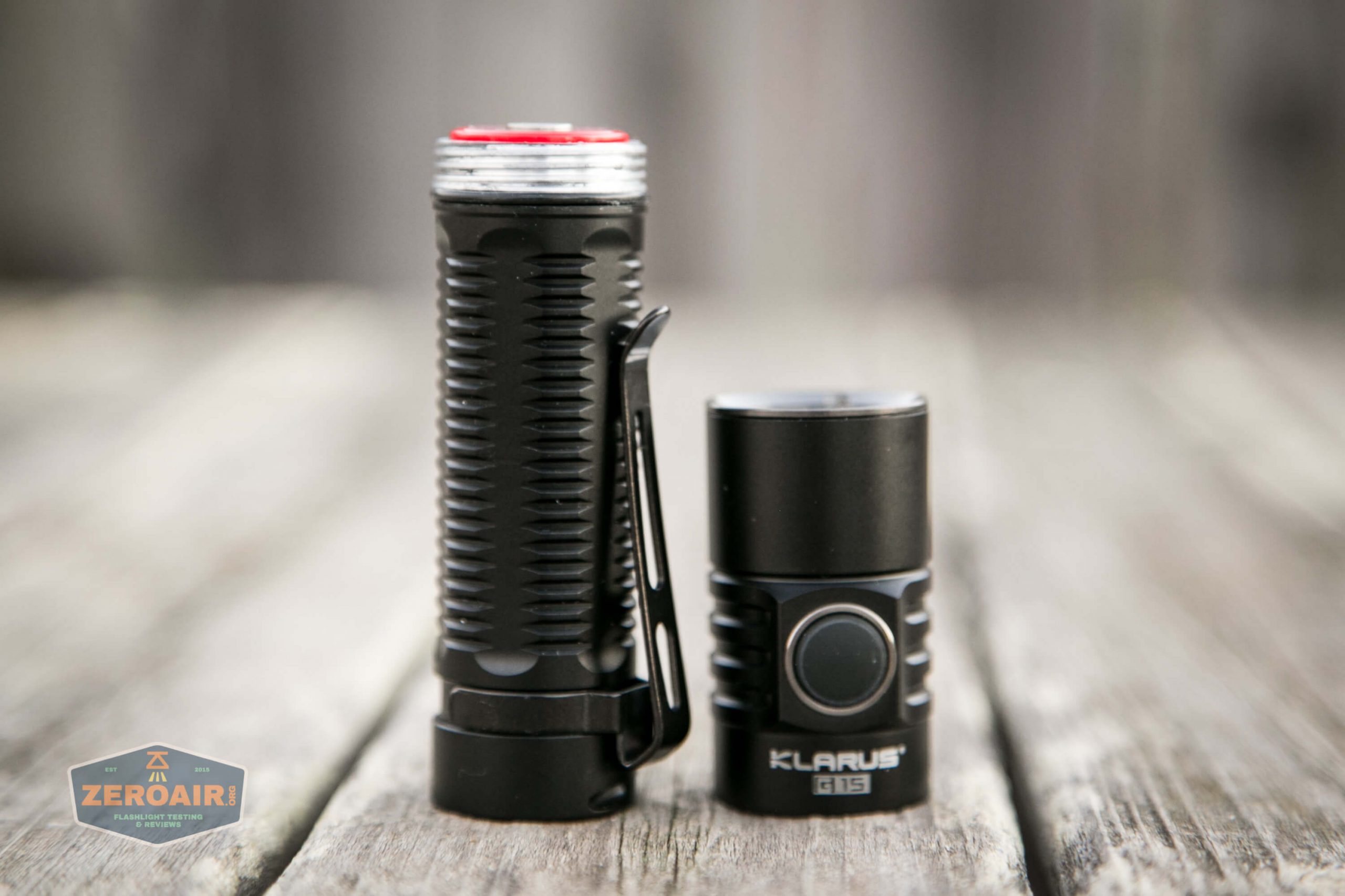 klarus g25 21700 cree xhp70.2 flashlight with cell installed