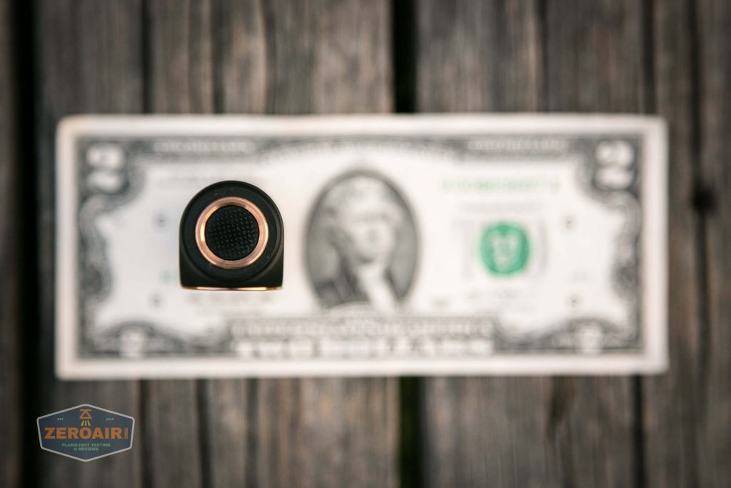 acebeam h17 nichia 18350 on two dollar bill 3