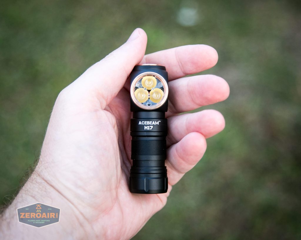 acebeam h17 nichia 18350 in hand 1
