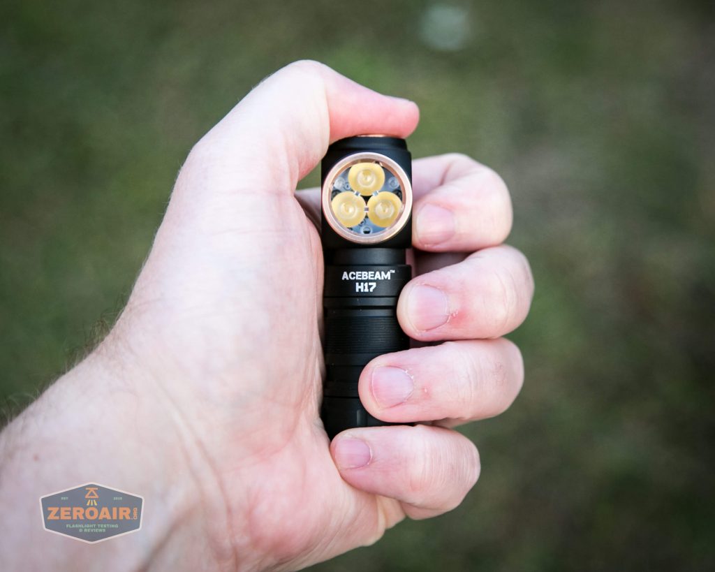 acebeam h17 nichia 18350 in hand 3