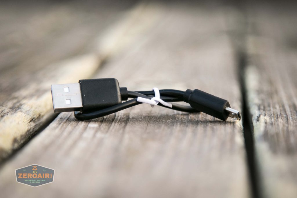 acebeam h17 nichia 18350 charge cable