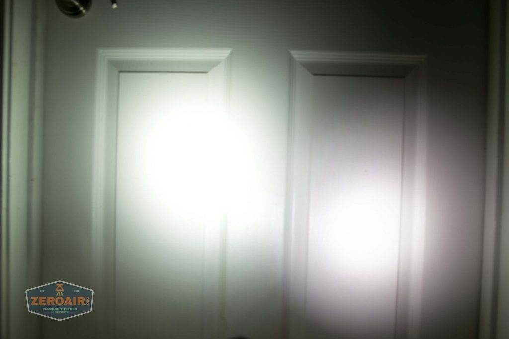 acebeam l17 osram white 18650 thrower door beamshot beside blf-348
