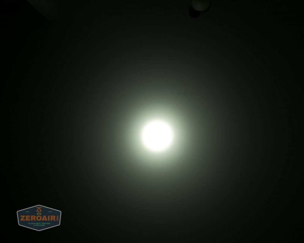 acebeam l17 osram white 18650 thrower ceiling beamshot