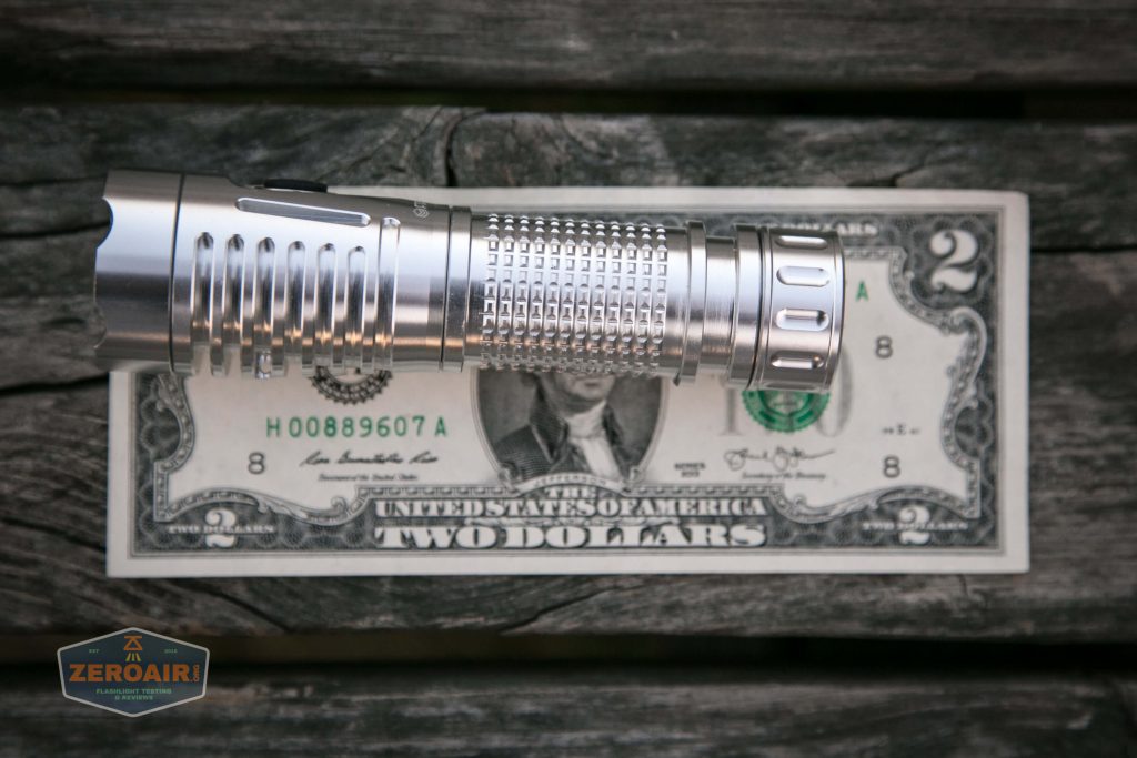 fireflylite e01 luminus sst-40 21700 size on two dollar bill 1