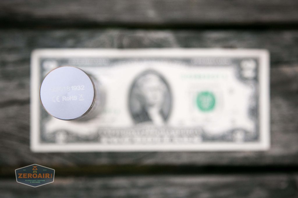 fireflylite e01 luminus sst-40 21700 size on two dollar bill 3