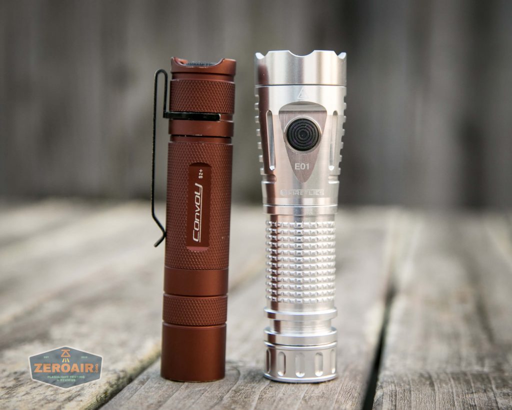 fireflylite e01 luminus sst-40 21700 size with convoy s2+ 1