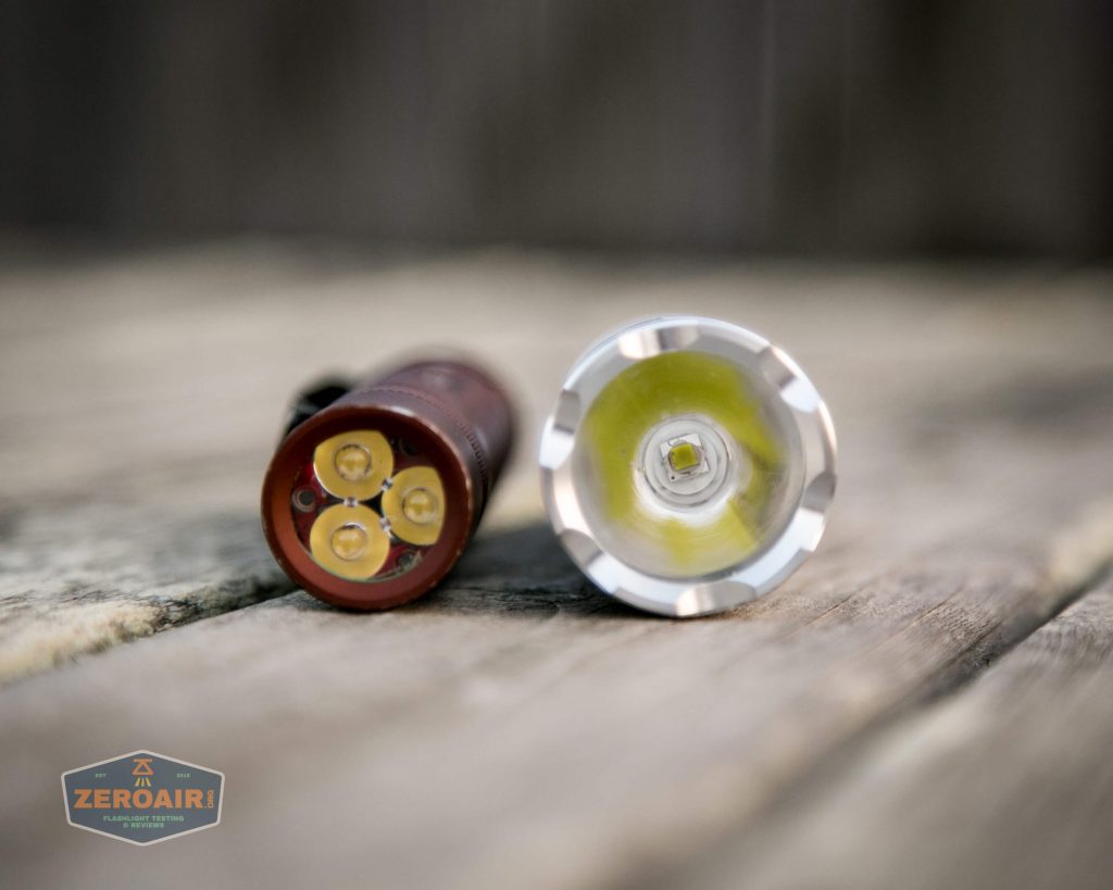 fireflylite e01 luminus sst-40 21700 size with convoy s2+ 2