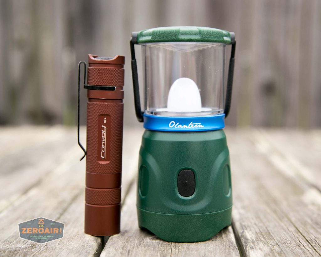 olight olantern lantern beside convoy s2+