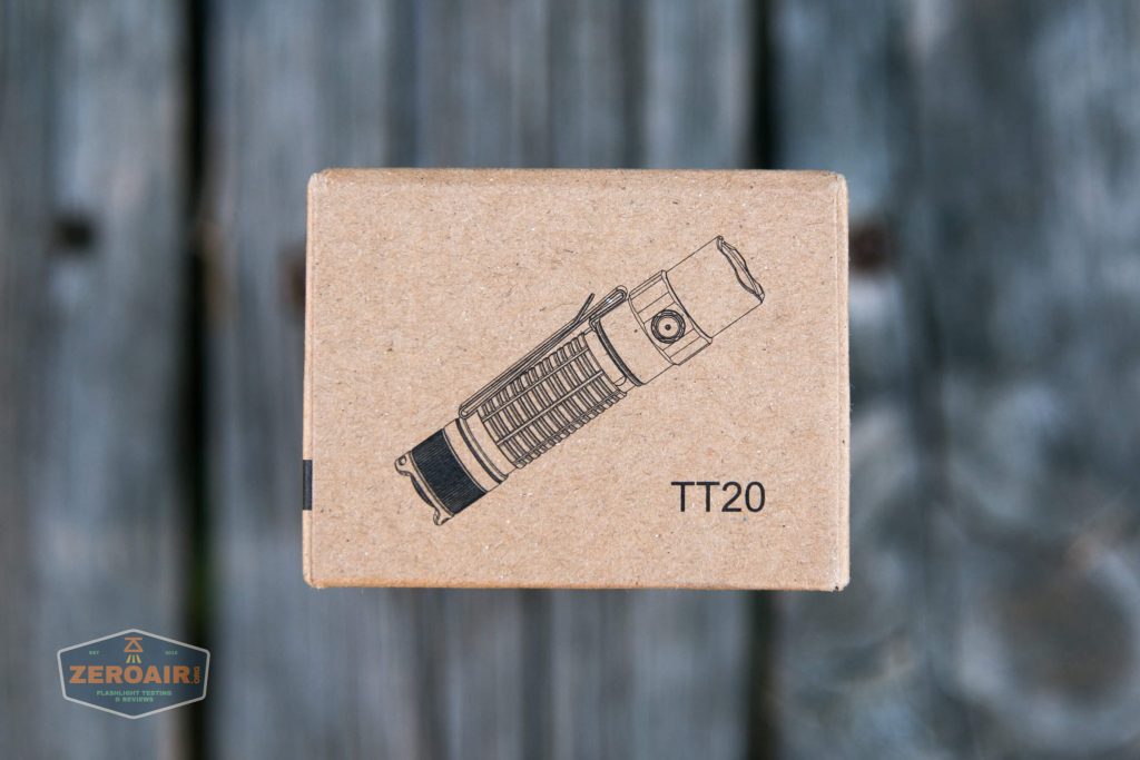 thrunite tt20 the outsider red 21700 flashlight box