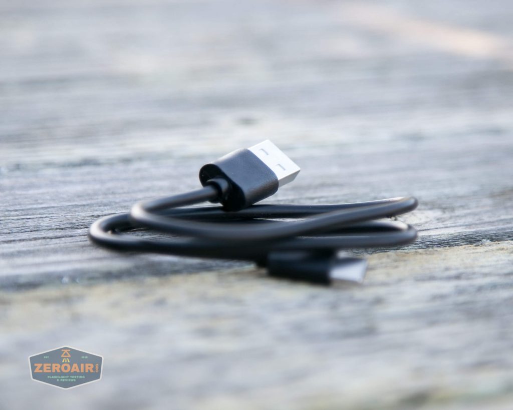 thrunite tt20 the outsider red 21700 flashlight charge cable