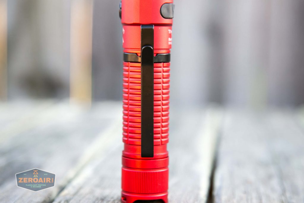 thrunite tt20 the outsider red 21700 flashlight pocket clip