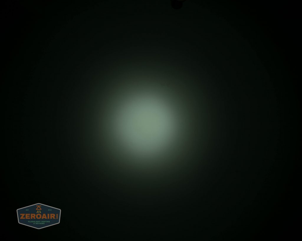 thrunite tt20 the outsider red 21700 flashlight beamshots ceiling 3