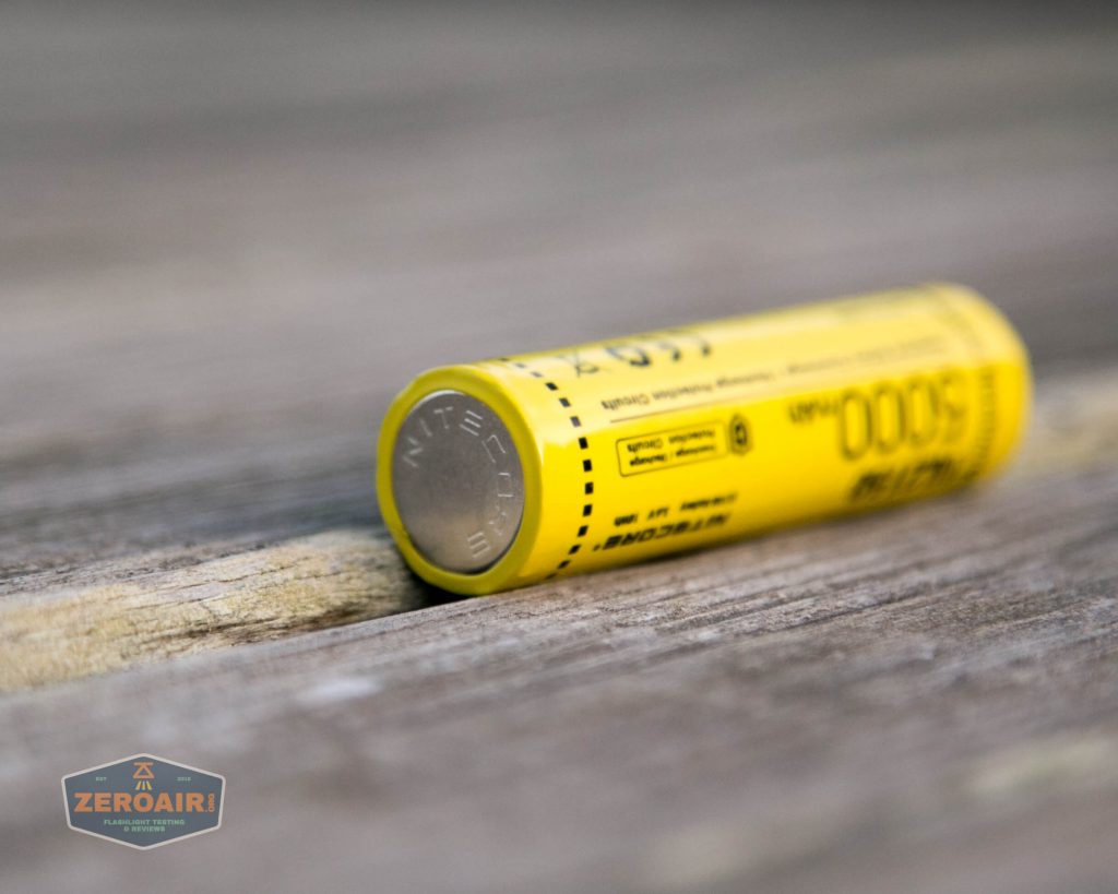 nitecore mh12s tactical flashlight 21700 cell tail