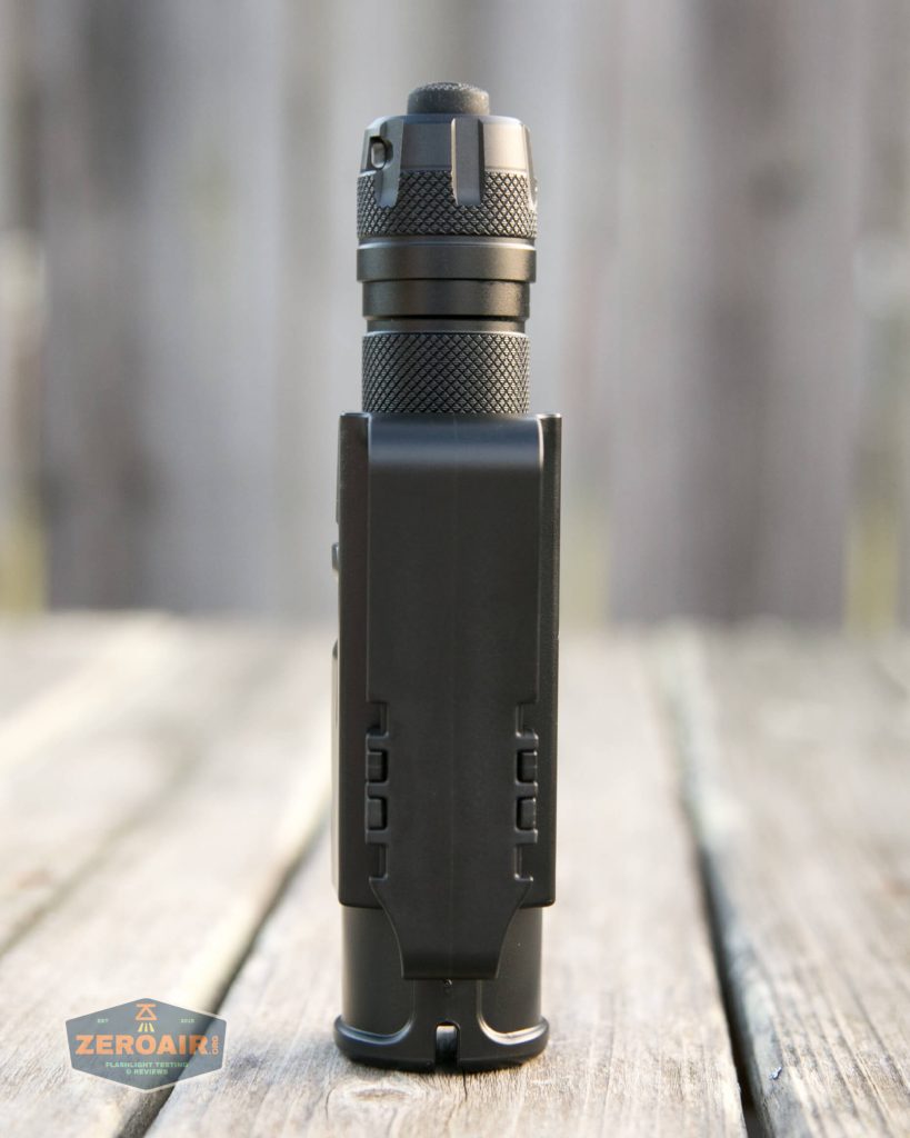 nitecore mh12s tactical flashlight in holster