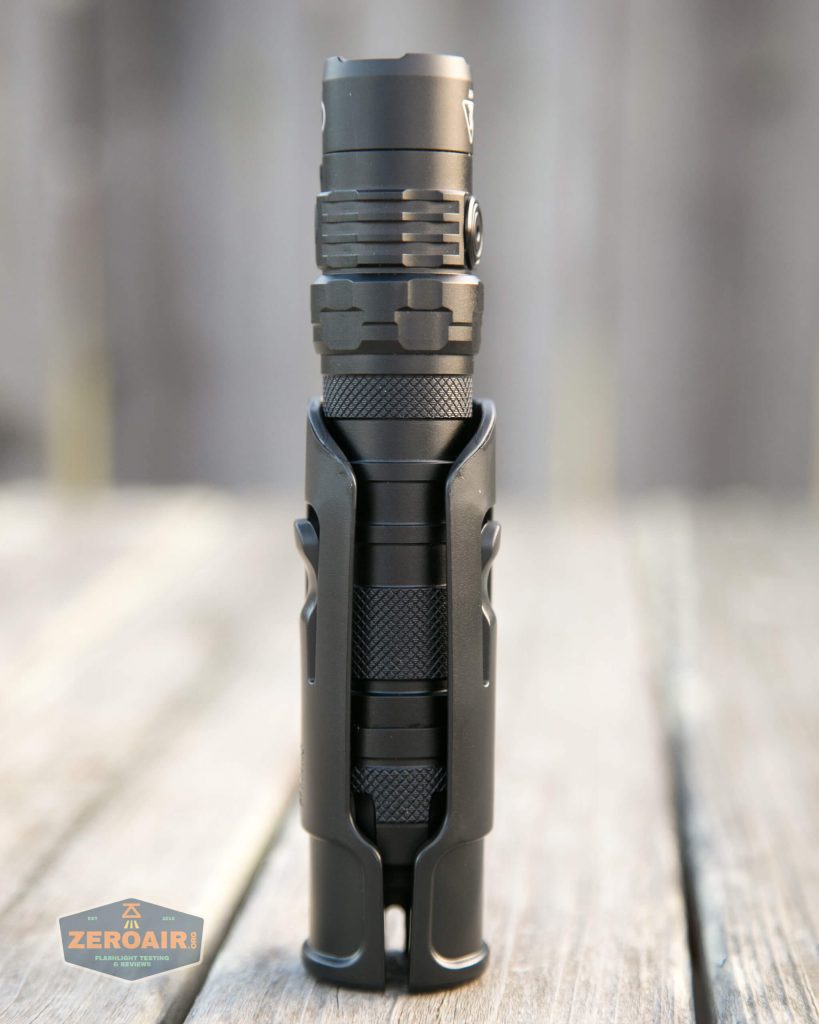 nitecore mh12s tactical flashlight in holster