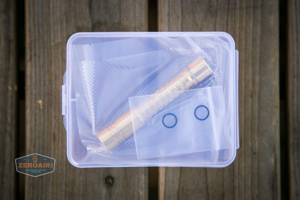 reylight pineapple mini brass nichia 219b box