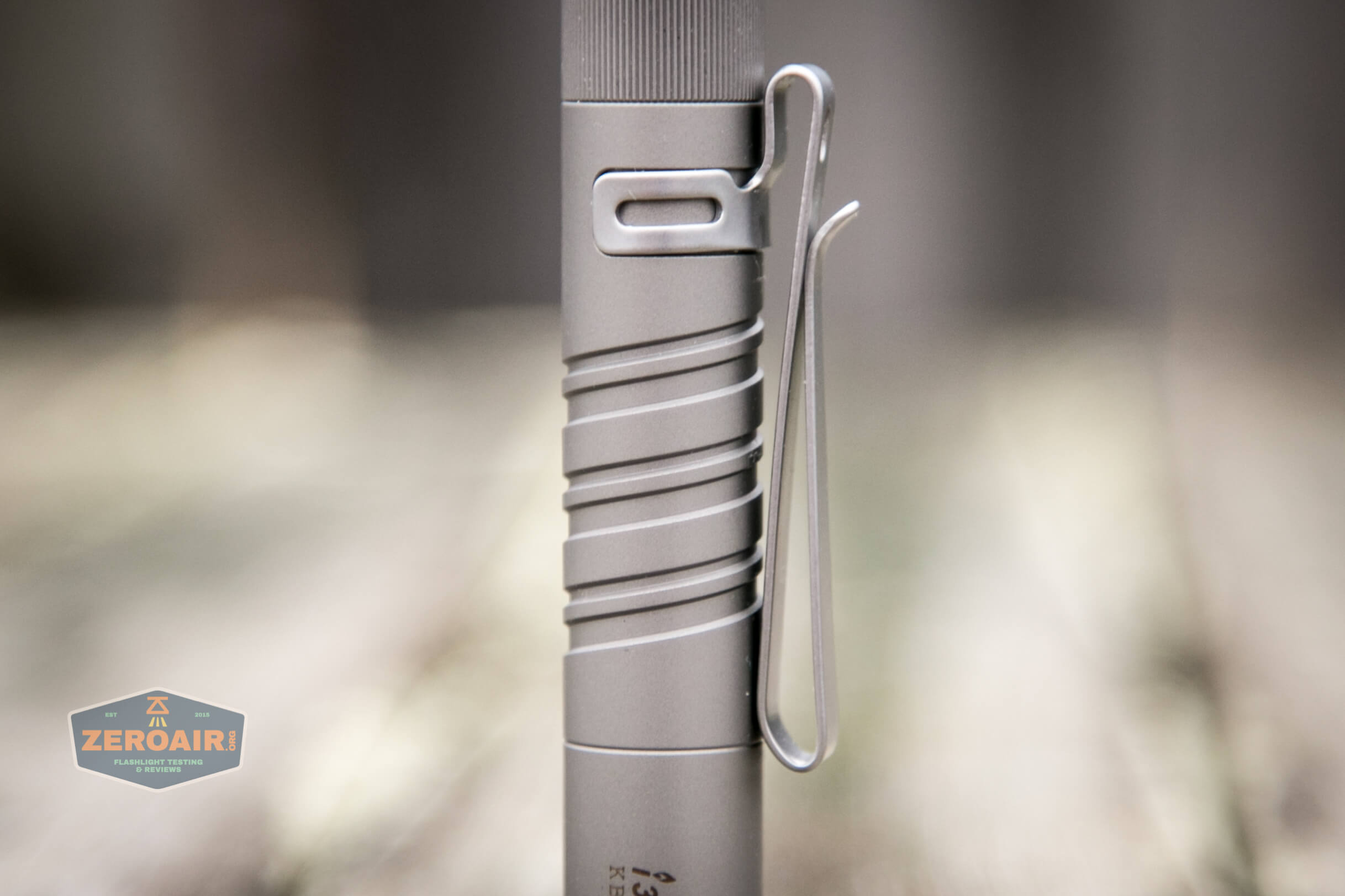 olight i3t eos titanium aaa flashlight body double helix