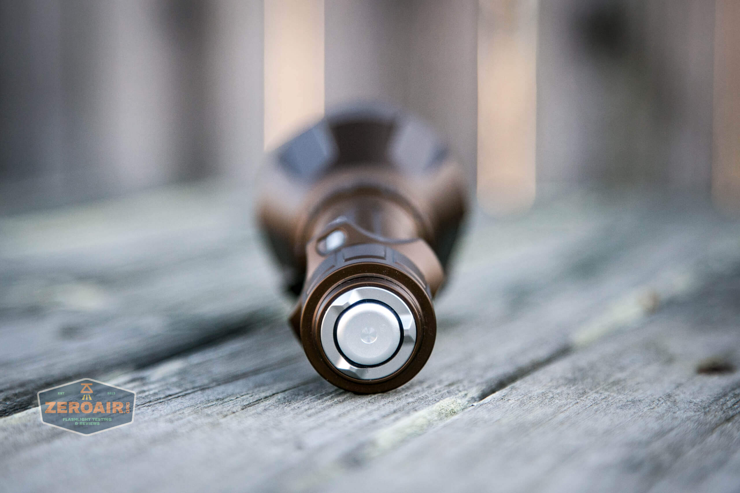 olight warrior x turbo desert tan flashlight tailcap switch