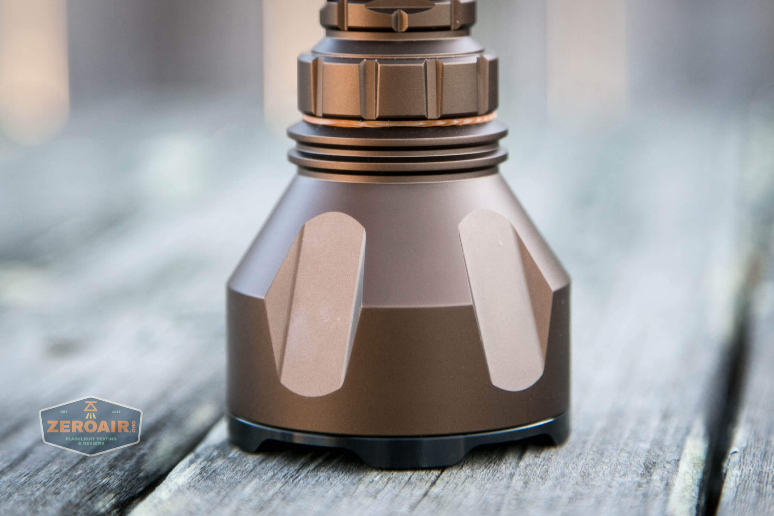 olight warrior x turbo desert tan flashlight head