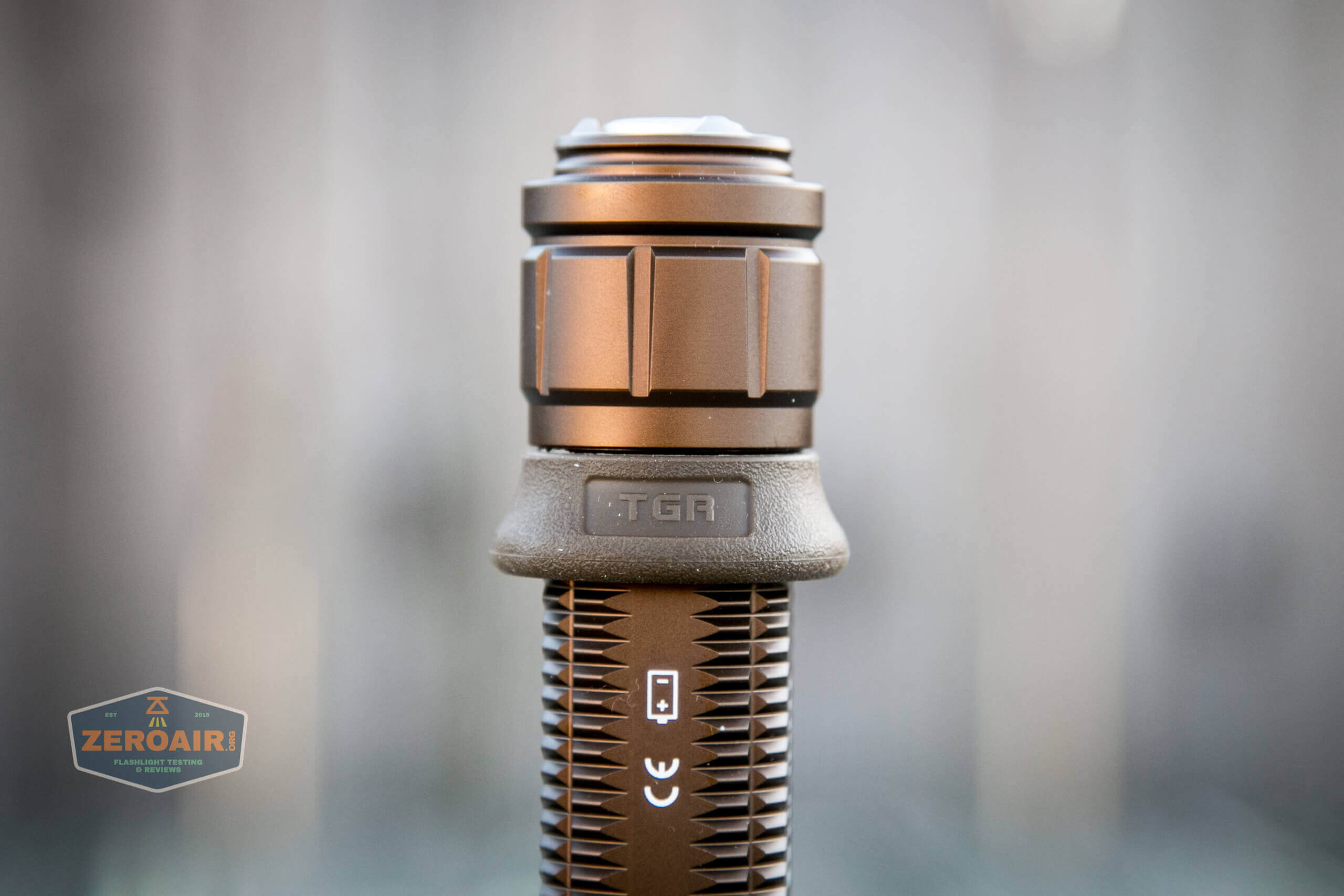olight warrior x turbo desert tan flashlight tactical grip ring