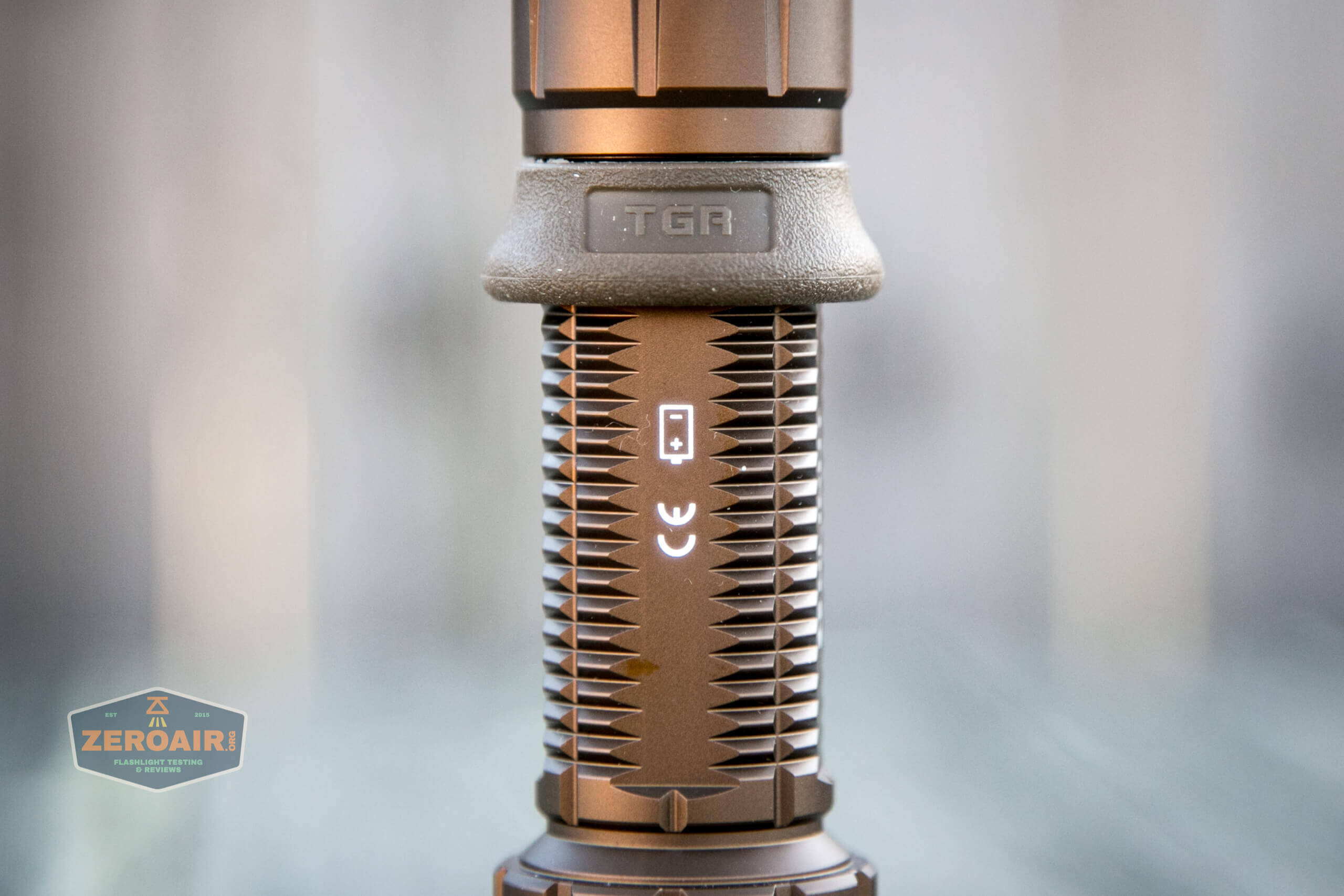 olight warrior x turbo desert tan flashlight grip ring