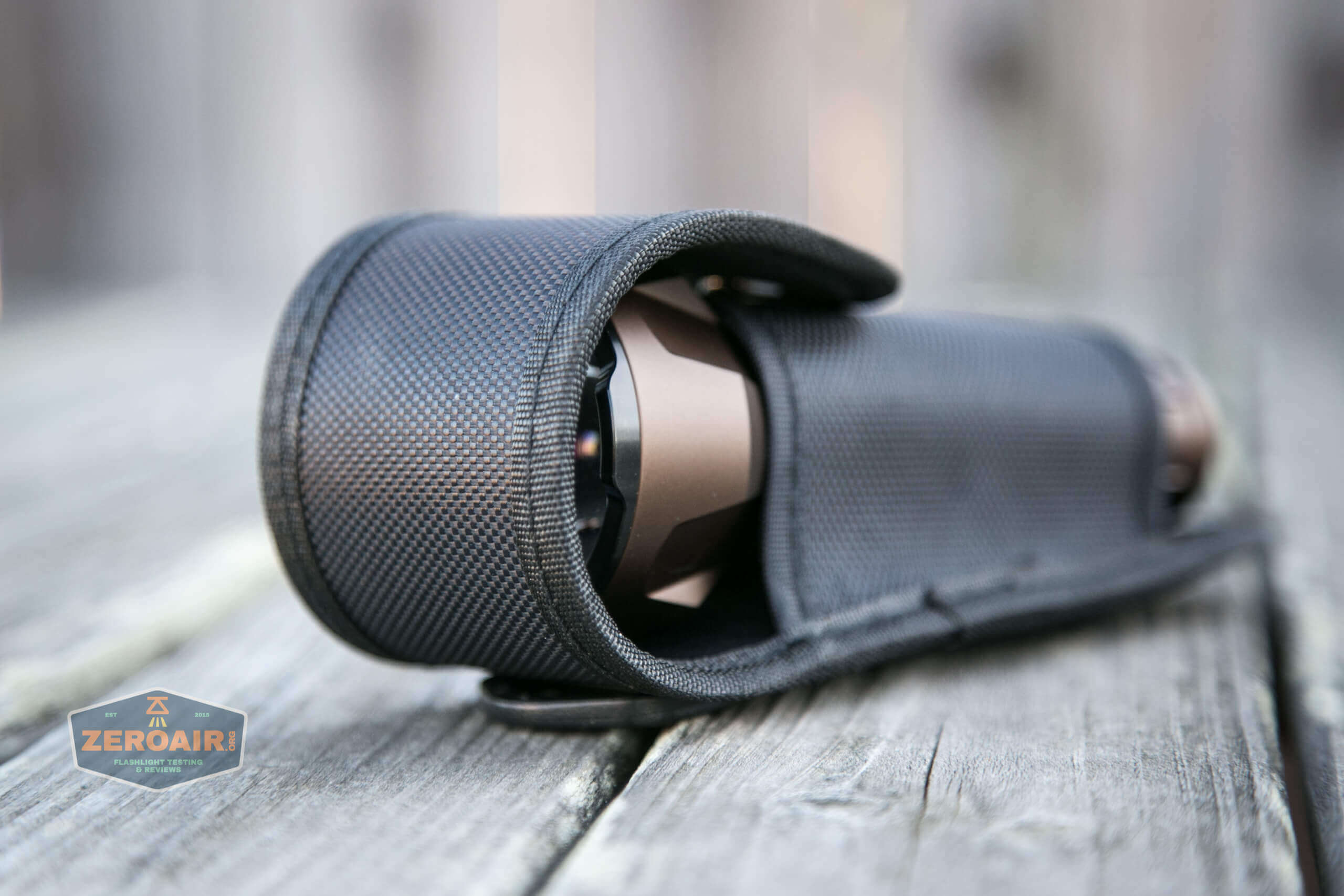 olight warrior x turbo desert tan flashlight in nylon pouch