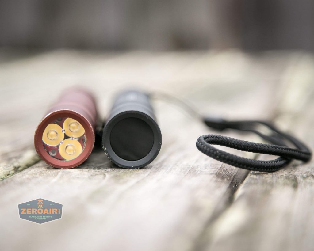 convoy s2+ uv flashlight beside convoy s2+