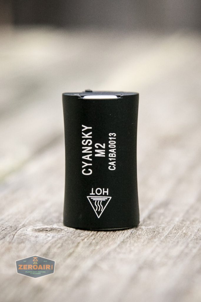 cyansky m2 keychain flashlight feature photo standing