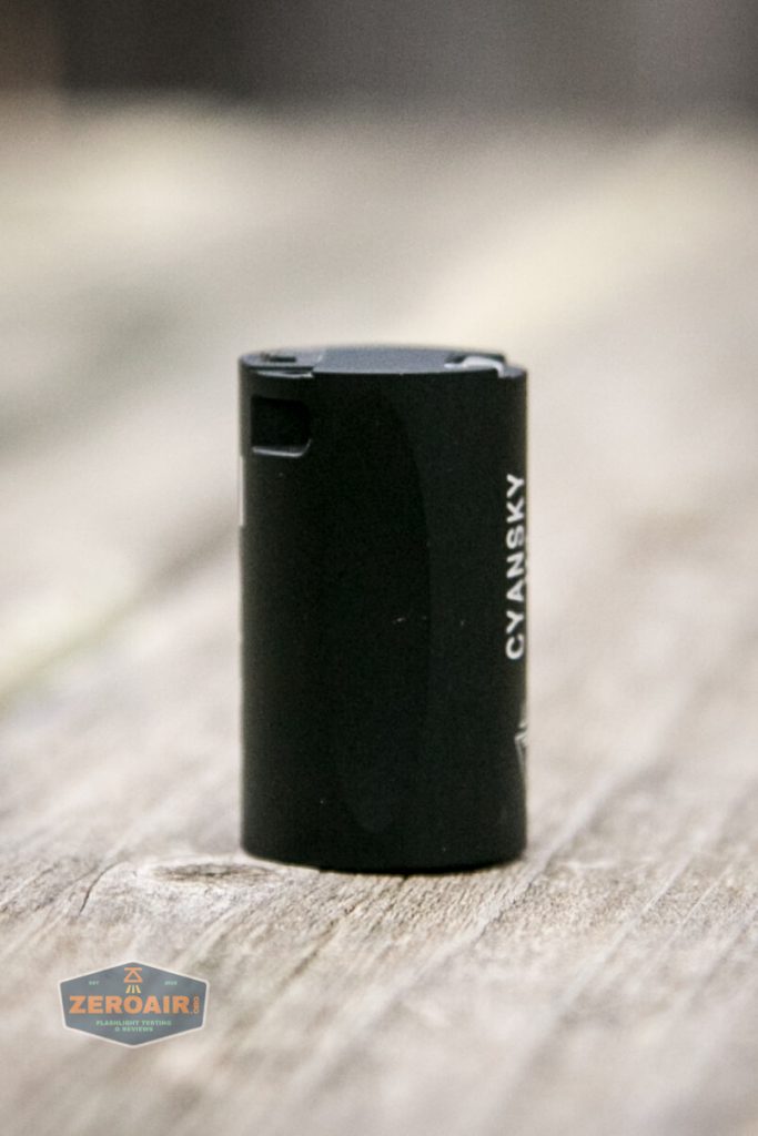 cyansky m2 keychain flashlight feature photo standing