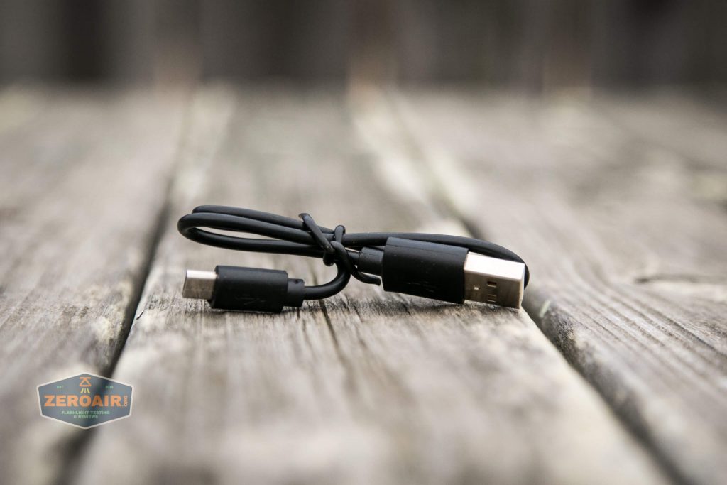 cyansky m2 keychain flashlight charge cable