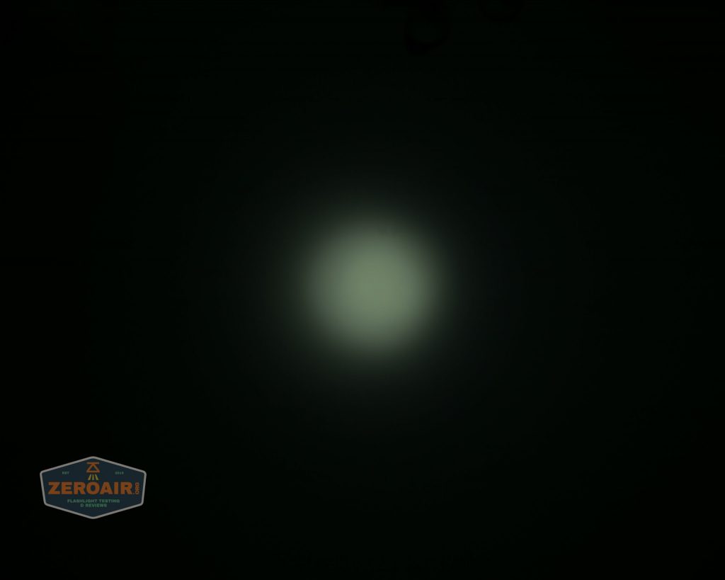 cyansky m2 keychain flashlight beamshot ceiling 2