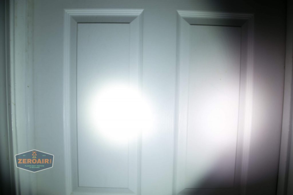 cyansky m2 keychain flashlight beamshot door 3