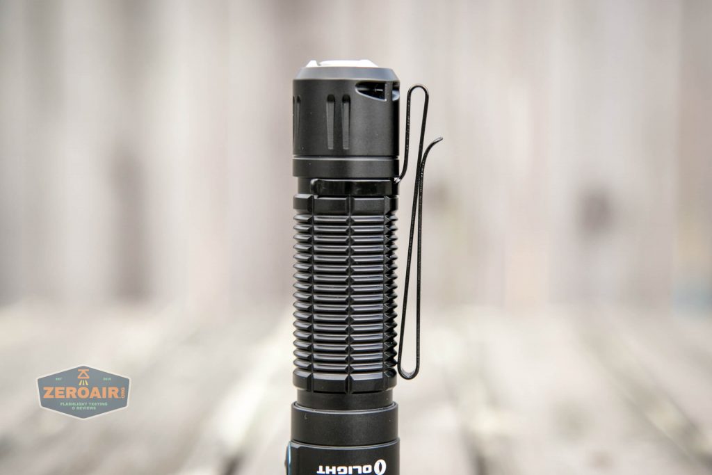 olight freyr rgb flashlight with two way pocket clip