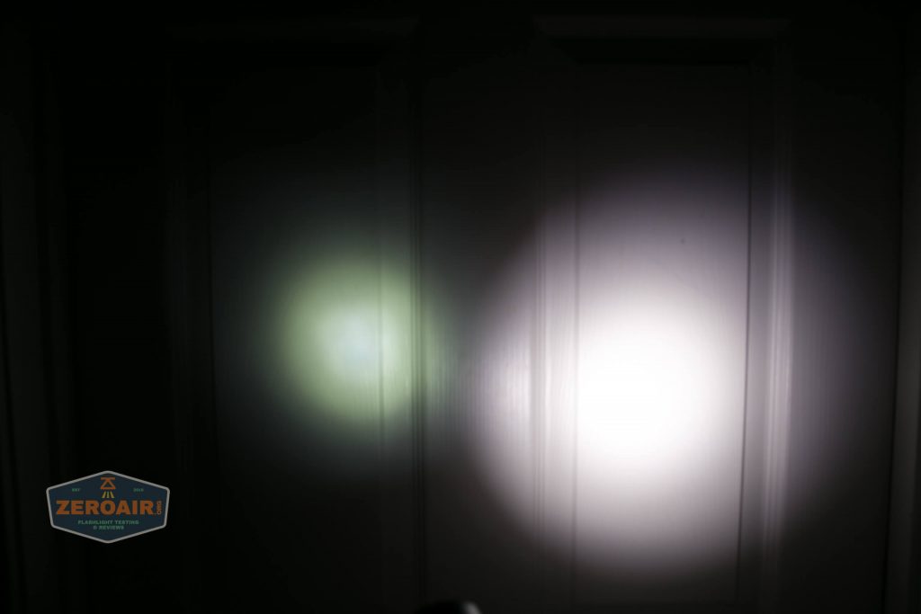 olight freyr rgb flashlight door beamshots 1