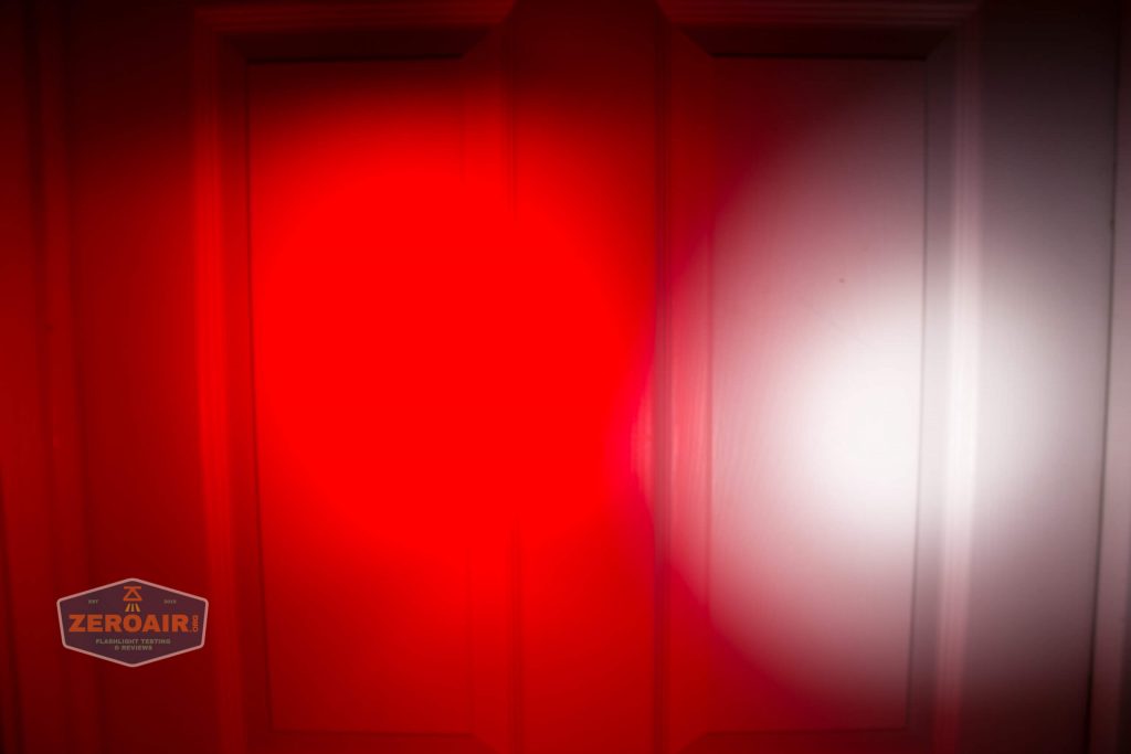 olight freyr rgb flashlight door beamshots 4