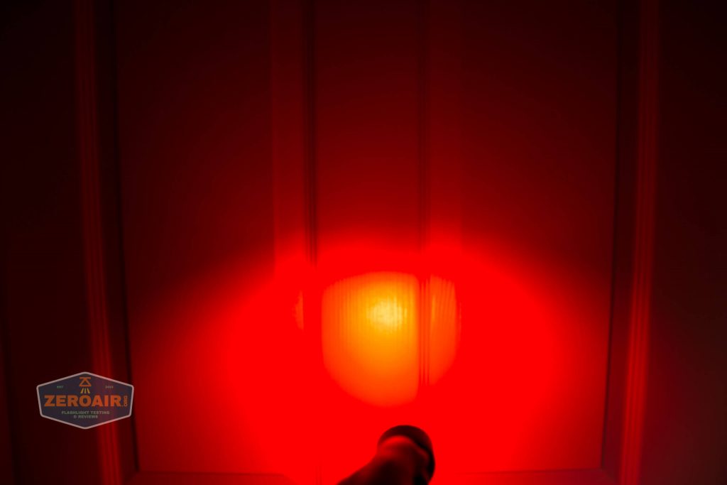 olight freyr rgb flashlight door beamshots red